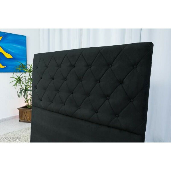 Cabeceira Casal Rio Sued Preto Largura 1.40m