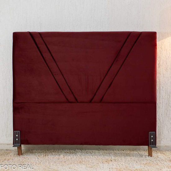 Cabeceira Casal 1,40m Jade Veludo Bord�