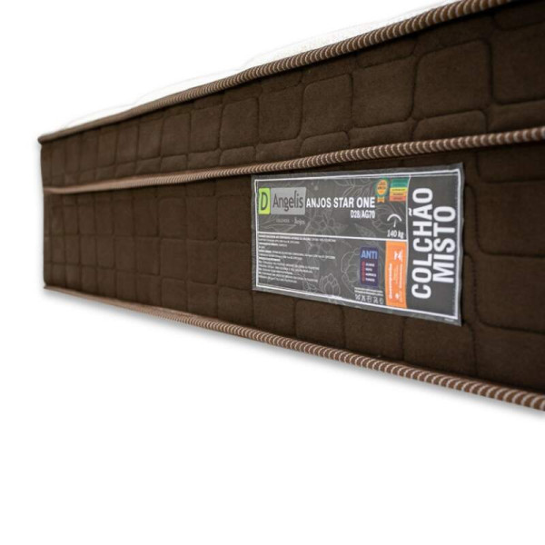 Colcho Casal Star One Ortopdico D28/AG70 138x188x30 - Anjos