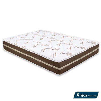 Colcho Casal Classic Marrom Molas Ensacadas 138x188x22 Anjos