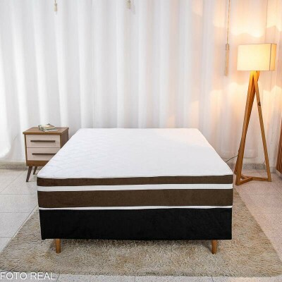 Cama Box Casal Spring 138x188x60 Molas Ensacadas - Bioflex