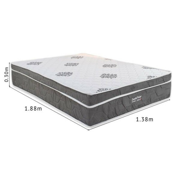 Colcho Casal Essential Pocket Molas Ensacadas 138x188x30 - Inovaflex | Suporta at 240kg