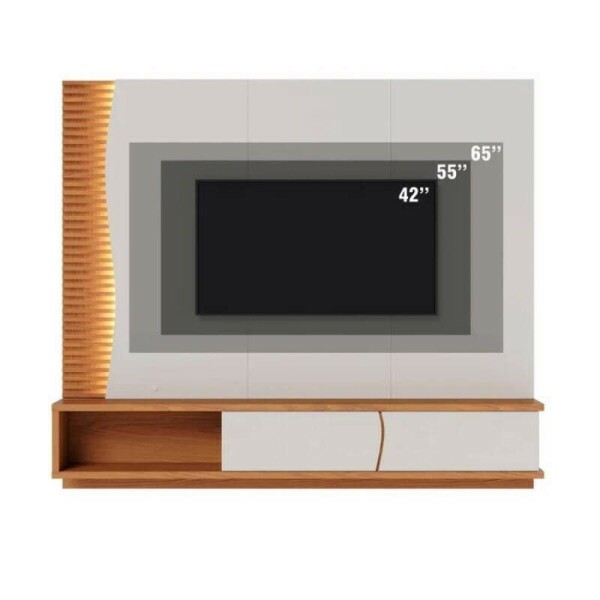 Home Suspenso Egeu Off/Freij Para TV at 65 Polegadas Larg. 1.79m - Colibri