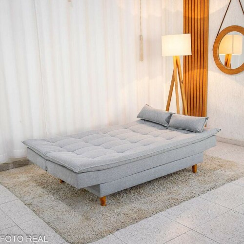 Sof Cama Premium Linho Cinza 2275 Larg. 1.80m