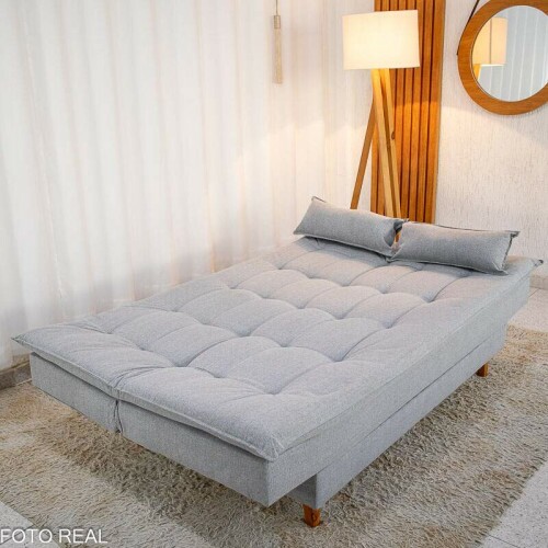 Sof Cama Premium Linho Cinza 2275 Larg. 1.80m