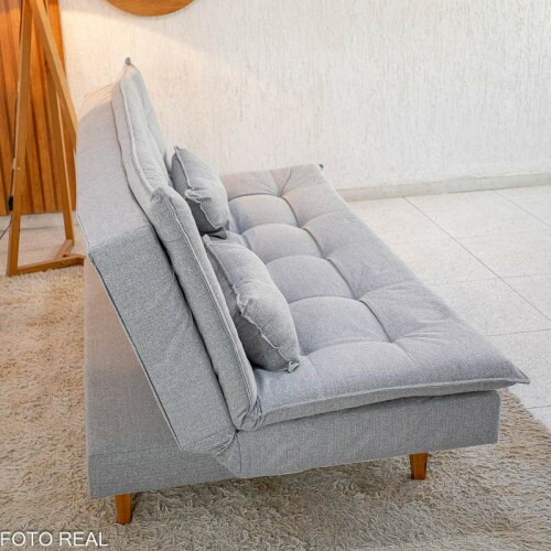 Sof Cama Premium Linho Cinza 2275 Larg. 1.80m
