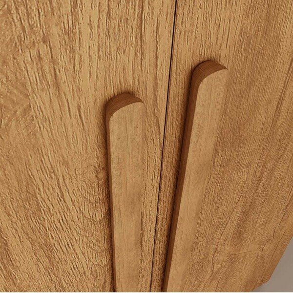 Guarda-roupa Imprio Nature 4 Portas 3 Gavetas Larg. 1.80m 100% MDF Rufato