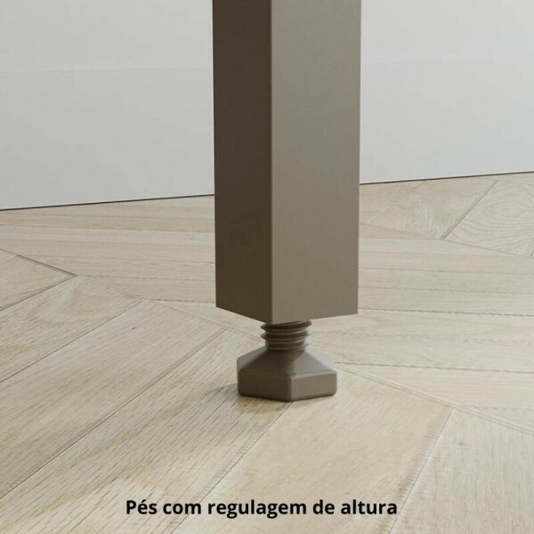 Cozinha Completa Madri Balco + Paneleiro e Areo Cinamomo/Preto - Sallto