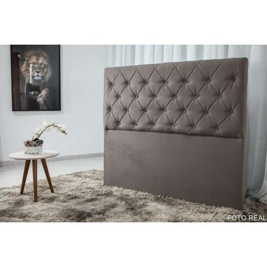 Cabeceira Casal Rio Sued Cinza Larg. 1.40m