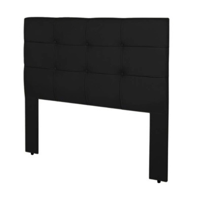 Cabeceira Cama Box Casal 1.40 Eslovnia Veludo Preto