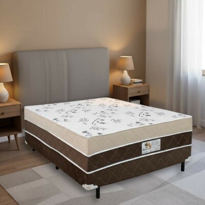 Cama Box Casal Ortopdica D33 138x188x60 Ortobel - Suporta at 250kg