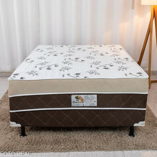 Cama Box Casal Ortopdica D33 138x188x60 Ortobel - Suporta at 250kg