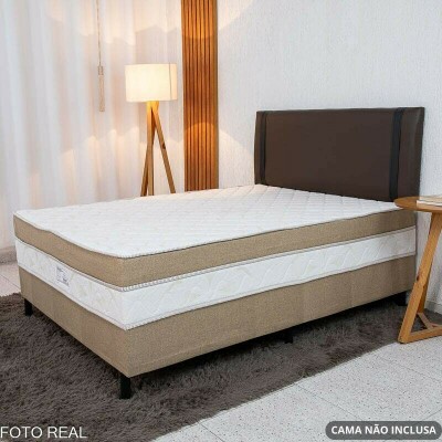 Painel Cabeceira Box Casal 1.40 Leticia Korino Marrom