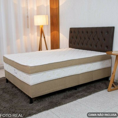 Painel Cabeceira Box Casal 1.40 Lavnia Korino Marrom