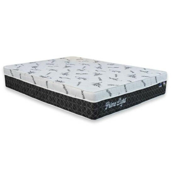 Colcho Casal Prime Light Preto 138x188x26 Molas Ensacadas Orthoprime | Suporta at 240kg