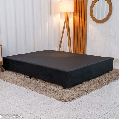 Box Casal Sued Preto 138x188x31 - Ortobel