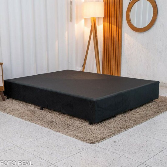 Box Casal Sued Preto 138x188x31 - Ortobel