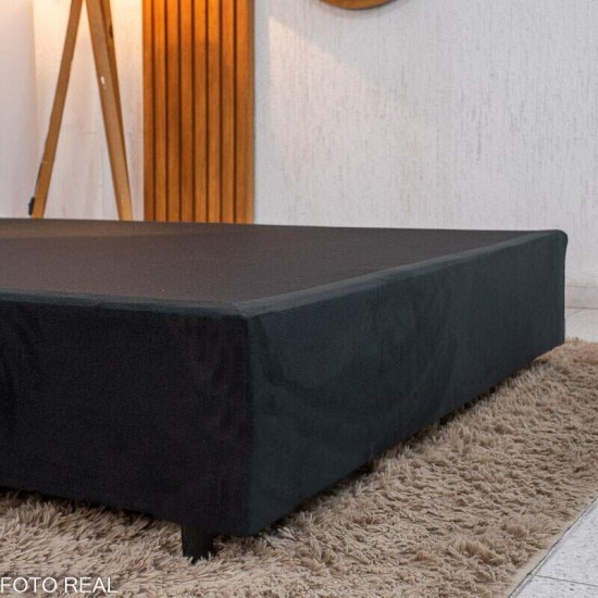 Box Casal Sued Preto 138x188x31 - Ortobel