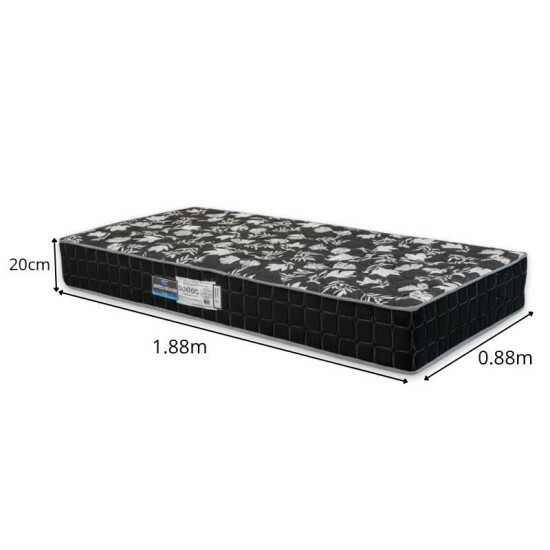 Colcho Solteiro Orthoclnico D28 88x188x20 Ortopdico - Orthoprime | Suporta at 120kg