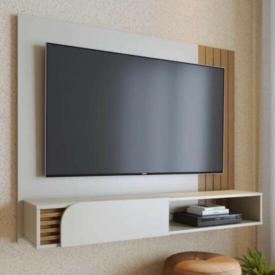 Home Suspenso 1,36m Jurer� Off Matte/Freij� para TV at� 55\" - Colibri