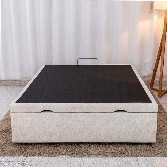 Base Box Ba� Casal Confort Linh�o Palha Blindado 138x188x45 cm - Issacar