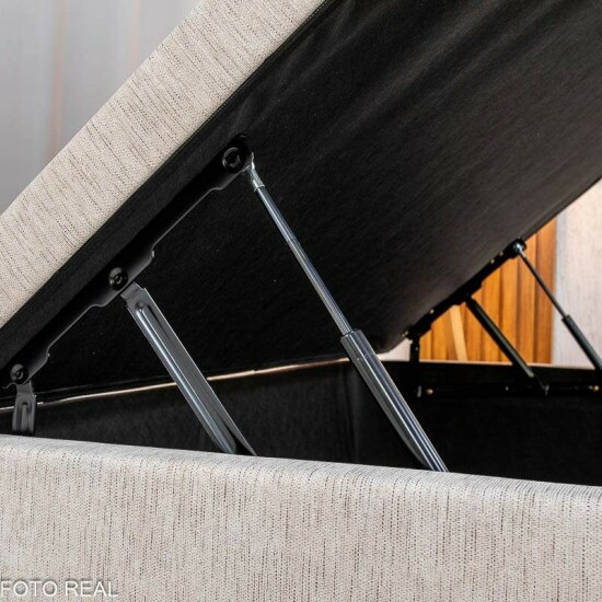 Base Box Ba� Casal Confort Linh�o Palha Blindado 138x188x45 cm - Issacar