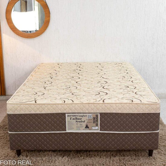 Unibox Casal Ortop�dico Rondoconfort Rondom�veis - 138x188x60 cm