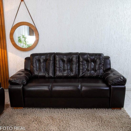 Sof� 3 e 2 Lugares 240 Courino Caf� Rondom�veis