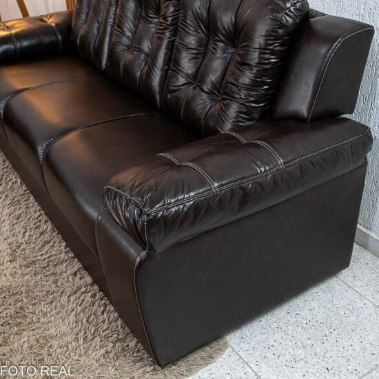 Sof� 3 e 2 Lugares 240 Courino Caf� Rondom�veis
