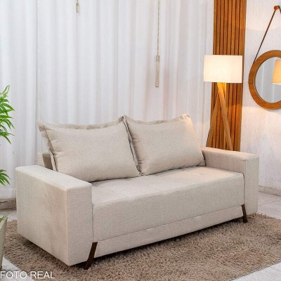 Sof� 3 lugares 8100 2.00m Linho Bege 24
