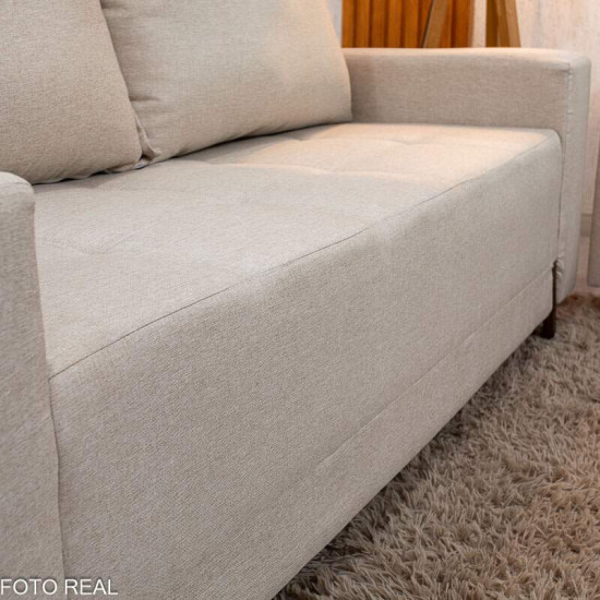 Sof� 3 e 2 Lugares 8100 Linho Bege 24