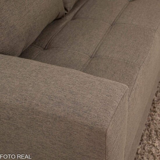 Sof� 2 Lugares 8100 Linho Marrom 25 - 1,55m