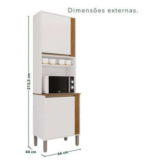 Torre Quente 0,66m P�rola Branco/Cinamomo - Sall�to