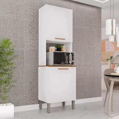 Torre Quente Cozinha New Val�ncia Branco/Cinamomo Larg. 0.57m - Sall�to