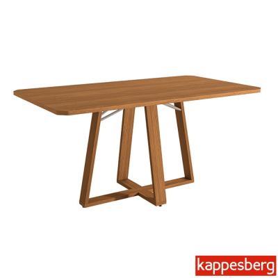 Mesa BA68 Tampo 160X80 MDF Madeirado Canela - Kappesberg
