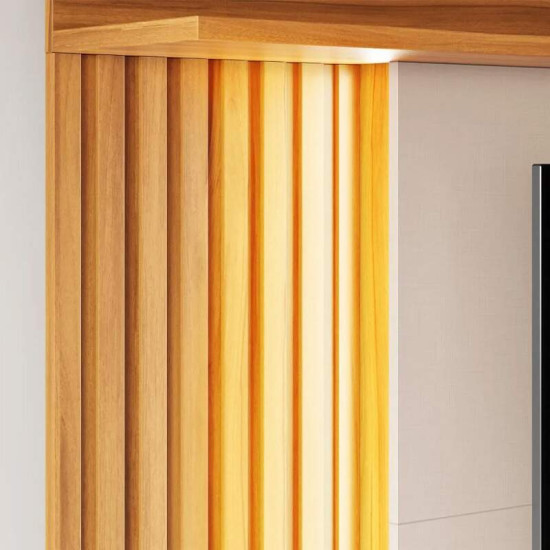 Home 1,83m NT 1400 Freij�/Off com Detalhe Ripado e LED para TV at� 60\\\" - Not�vel