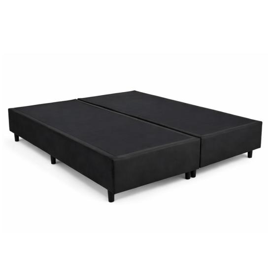 Box Queen Bipartida Sued Preto 158x198 - Ortobel