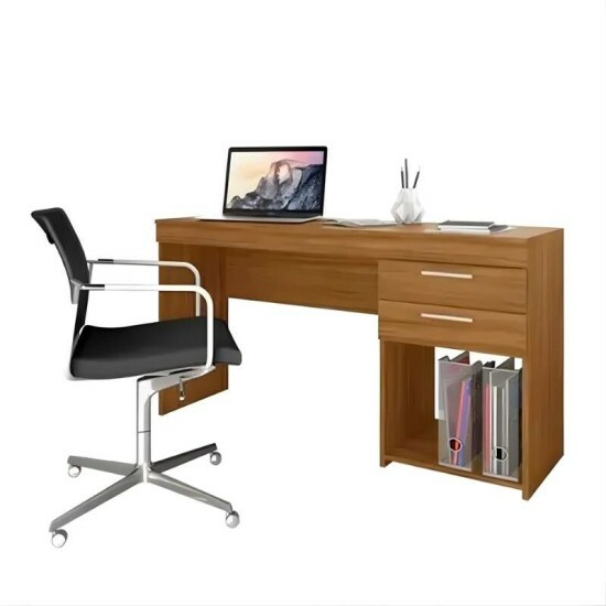 Combo - Multiuso Escrit�rio 2 Portas Larg. 0.70m + Mesa Office NT 51015 Larg. 1.21m Freij� - Not�vel