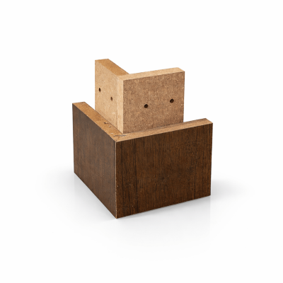 Kit 8 P�s Madeira Castanho - D doro