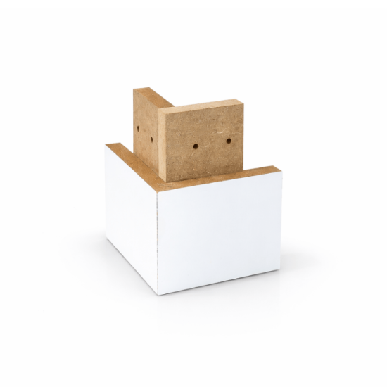 Kit 8 P�s Madeira Branco - D Doro