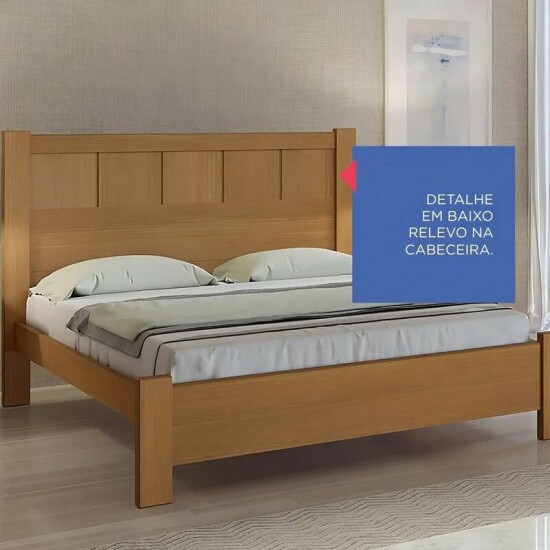 Cama Casal Prim�cia Plus Cinamomo Larg. 1.53m - D Doro