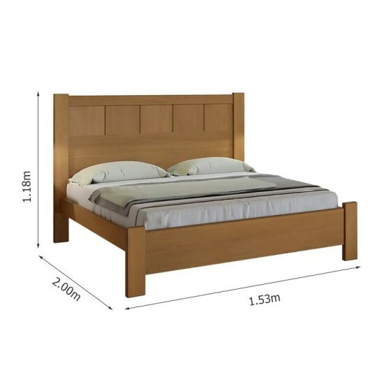 Cama Casal Prim�cia Plus Cinamomo Larg. 1.53m - D Doro