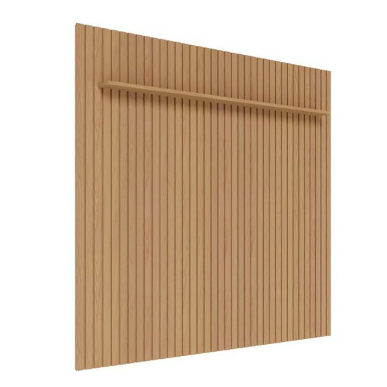 Painel Ripado Ni�gara Larg. 2.50m Freij� para TV\\\'s at� 85\\\'\\\' - Colibri