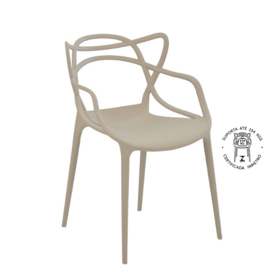 Cadeira Allegra Nude - Rivatti