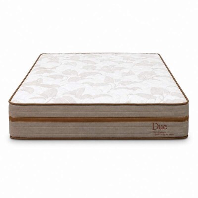 Colch�o Casal Molas Ensacadas Due Viero 138x188x26 cm | Suporta at� 240kg