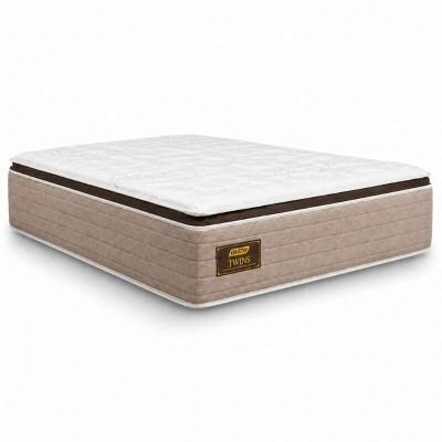 Colch�o Casal Twins 138x188x34 Molas Ensacadas BlueWave - Gazin | Suporta at� 290kg
