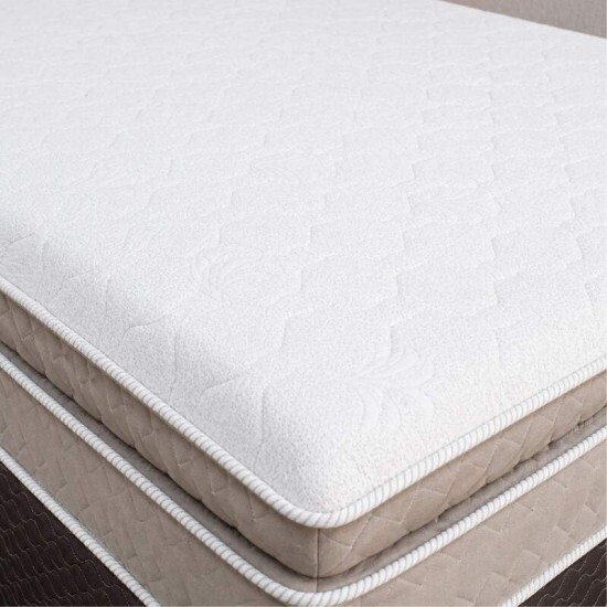 Colch�o Queen Espuma Viscoel�stica Uberaba ColchoMinas + Base Box Queen Bipartido Universal Bordado Marrom Gazin - 158x198x70