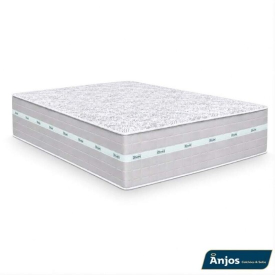 Colch�o Casal Molas Ensacadas Carbon Anjos 138x188x32 cm | Suporta at� 240kg