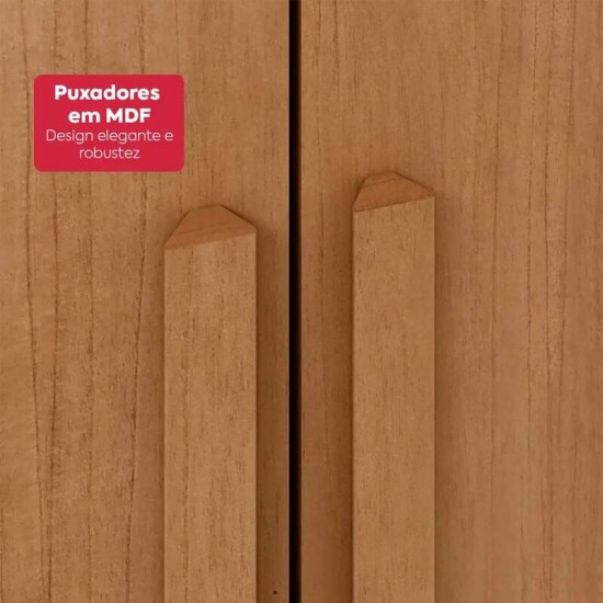 Guarda-roupa Andara Am�ndoa Clean C/Espelho 8 Portas 4 Gavetas Larg. 2.36m - Lopas