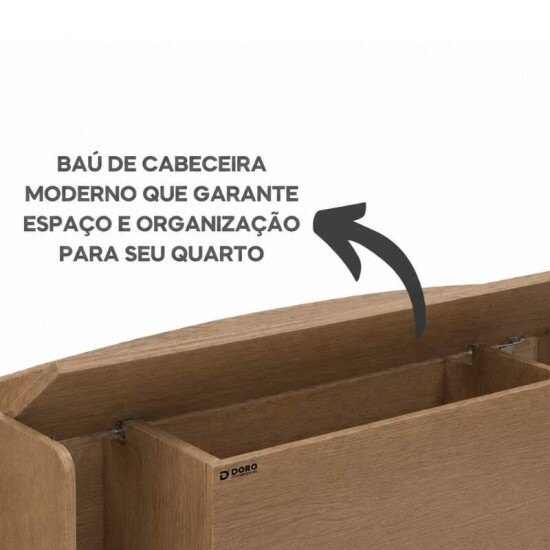Cama Solteiro Mil�nio + Cama Auxiliar Solteiro 2 Gavetas Castanho - D Doro